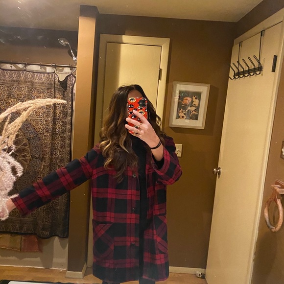 Vintage Pendleton wool plain blazer coat S/M - Picture 13 of 13